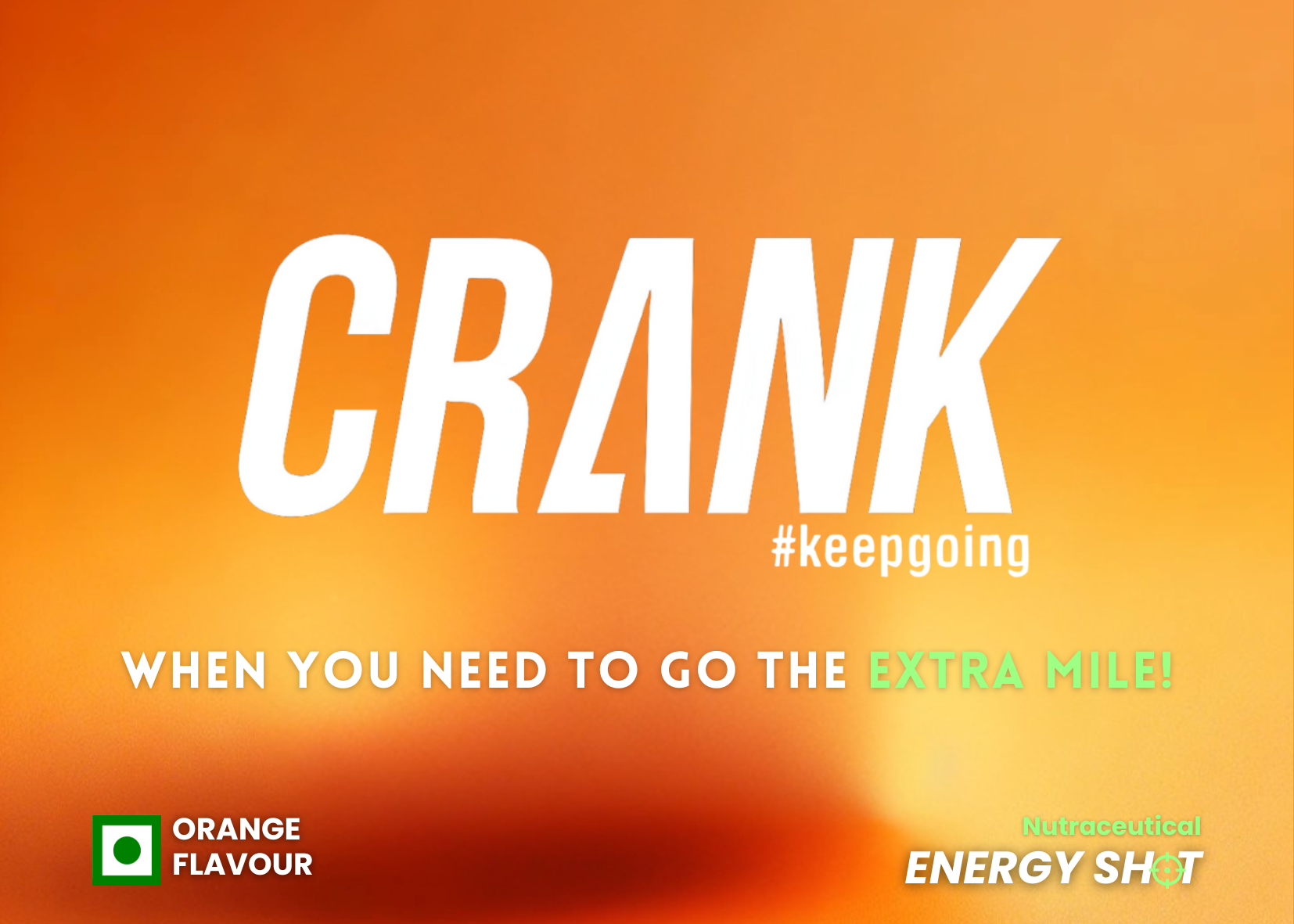 Crank Energy Shot - Orange